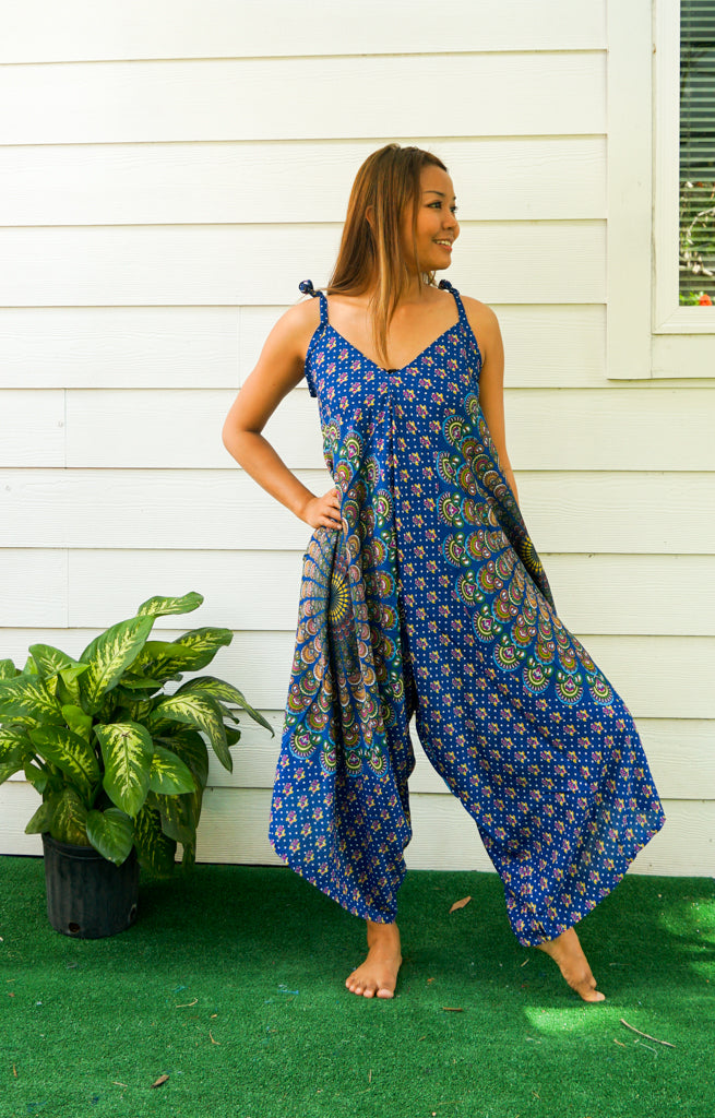 Pacific Blue Chakra Mandala Jumpsuit