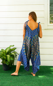 Pacific Blue Chakra Mandala Jumpsuit