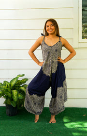 Blue Lotus Mandala Jumpsuit