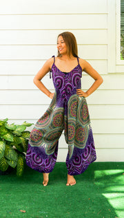 Purple Psychedelic Mandala Jumpsuit