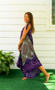 Purple Psychedelic Mandala Jumpsuit