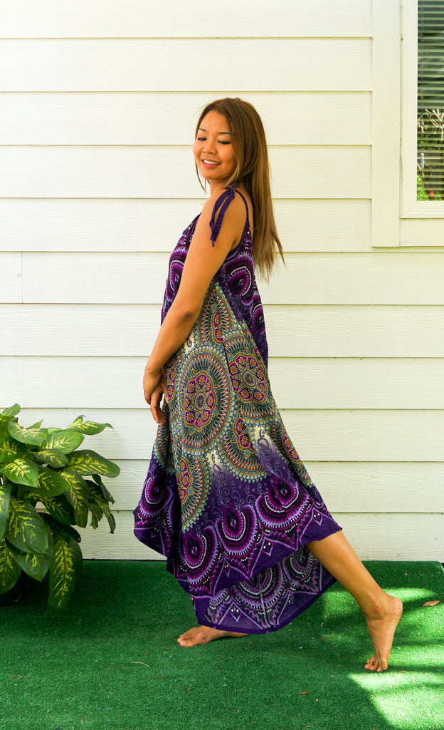 Purple Psychedelic Mandala Jumpsuit