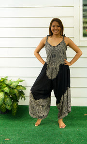 Black Lotus Mandala Jumpsuit