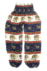 Dark Blue Sweet Elephant Harem Pants