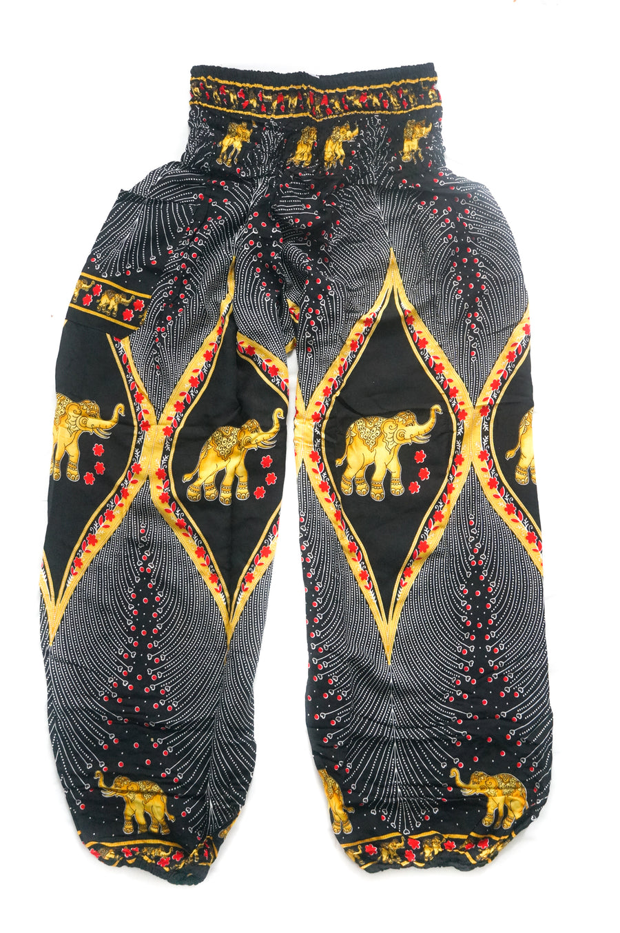 Black Diamond Elephant Harem Pants