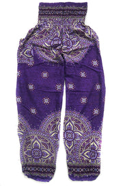 Violet Goddess Mandala Harem Pants