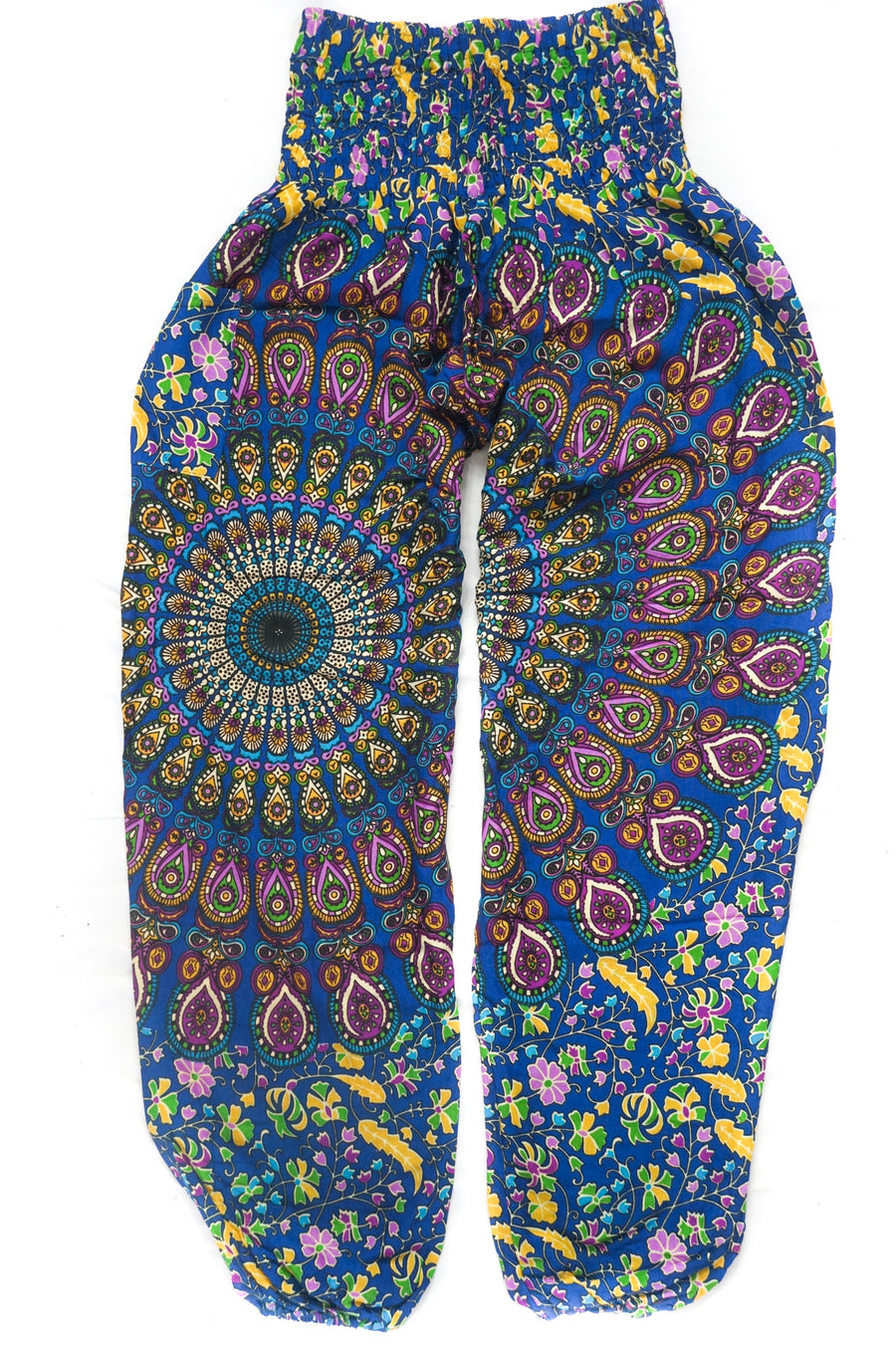 Pacific Blue Chakra Mandala Harem Pants