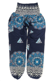 Royal Blue Mantra Harem Pants