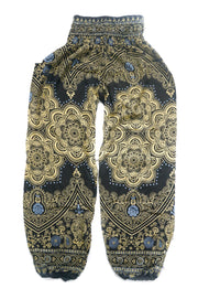 Black Lotus Mandala Harem Pants