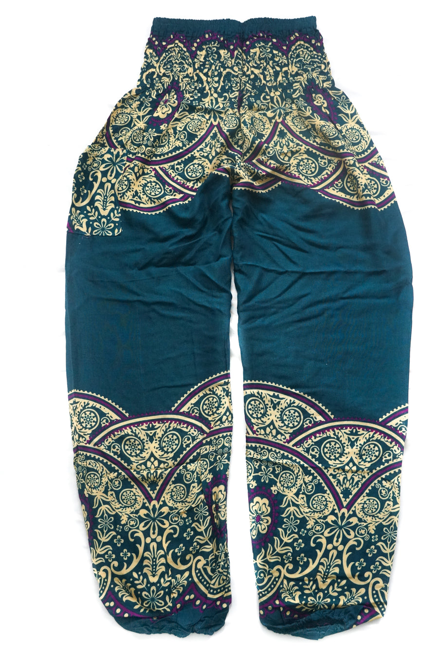 Teal Luna Mandala Harem Pants