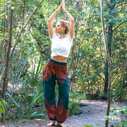 Ocean Sunset Mandala Harem Pants