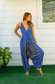 Pacific Blue Chakra Mandala Jumpsuit