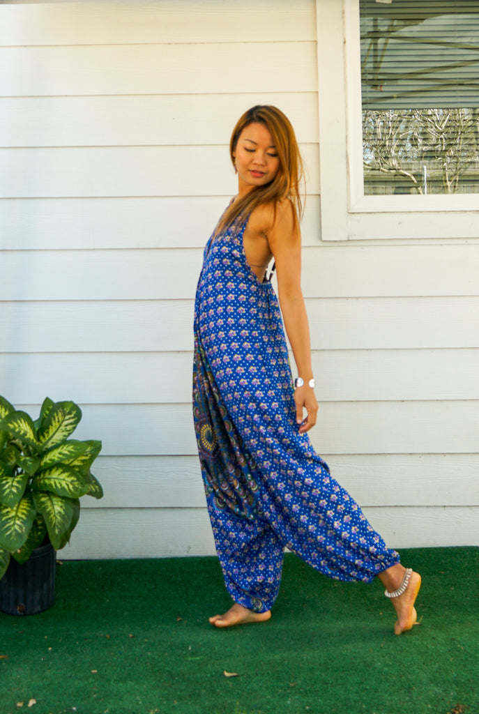 Pacific Blue Chakra Mandala Jumpsuit