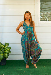 Teal Kathmandu Mandala Jumpsuit