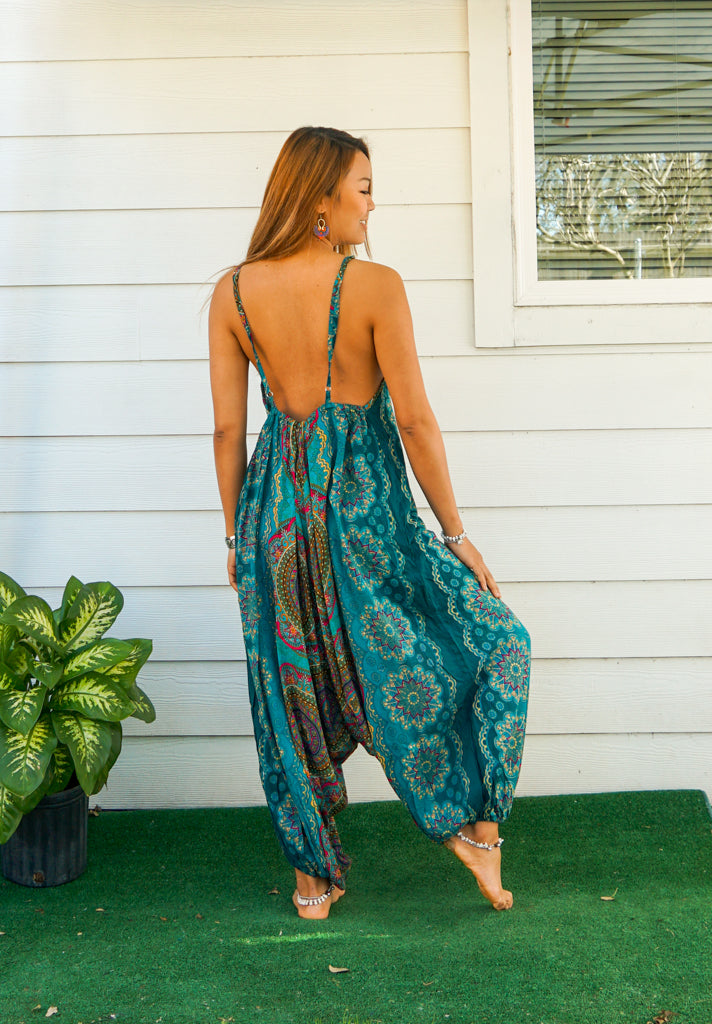 Teal Kathmandu Mandala Jumpsuit