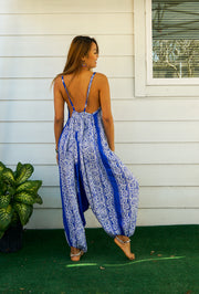 Pacific Blue Diamond Jumpsuit