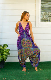 Purple Psychedelic Jumpsuit