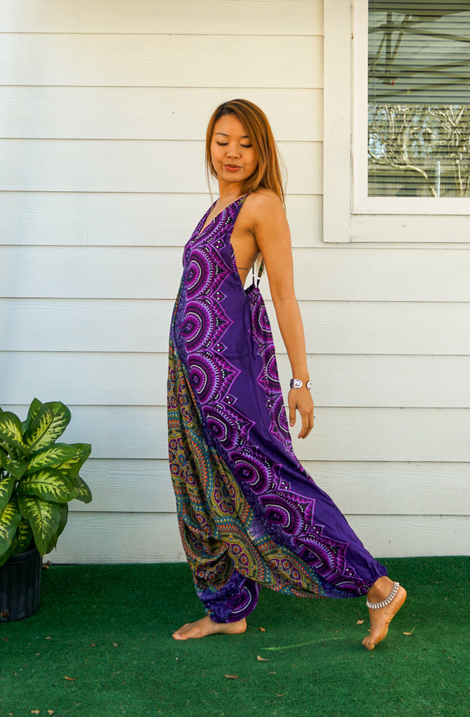 Purple Psychedelic Jumpsuit