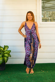 Black Psychedelic Jumpsuit