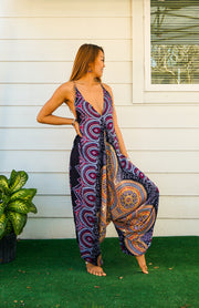 Black Psychedelic Jumpsuit