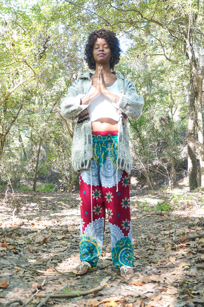 Ruby Star Mandala Harem Pants