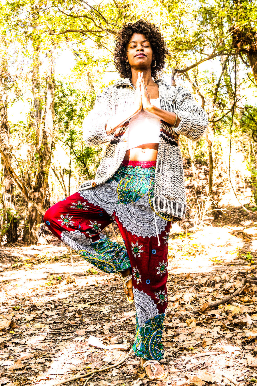 Ruby Star Mandala Harem Pants