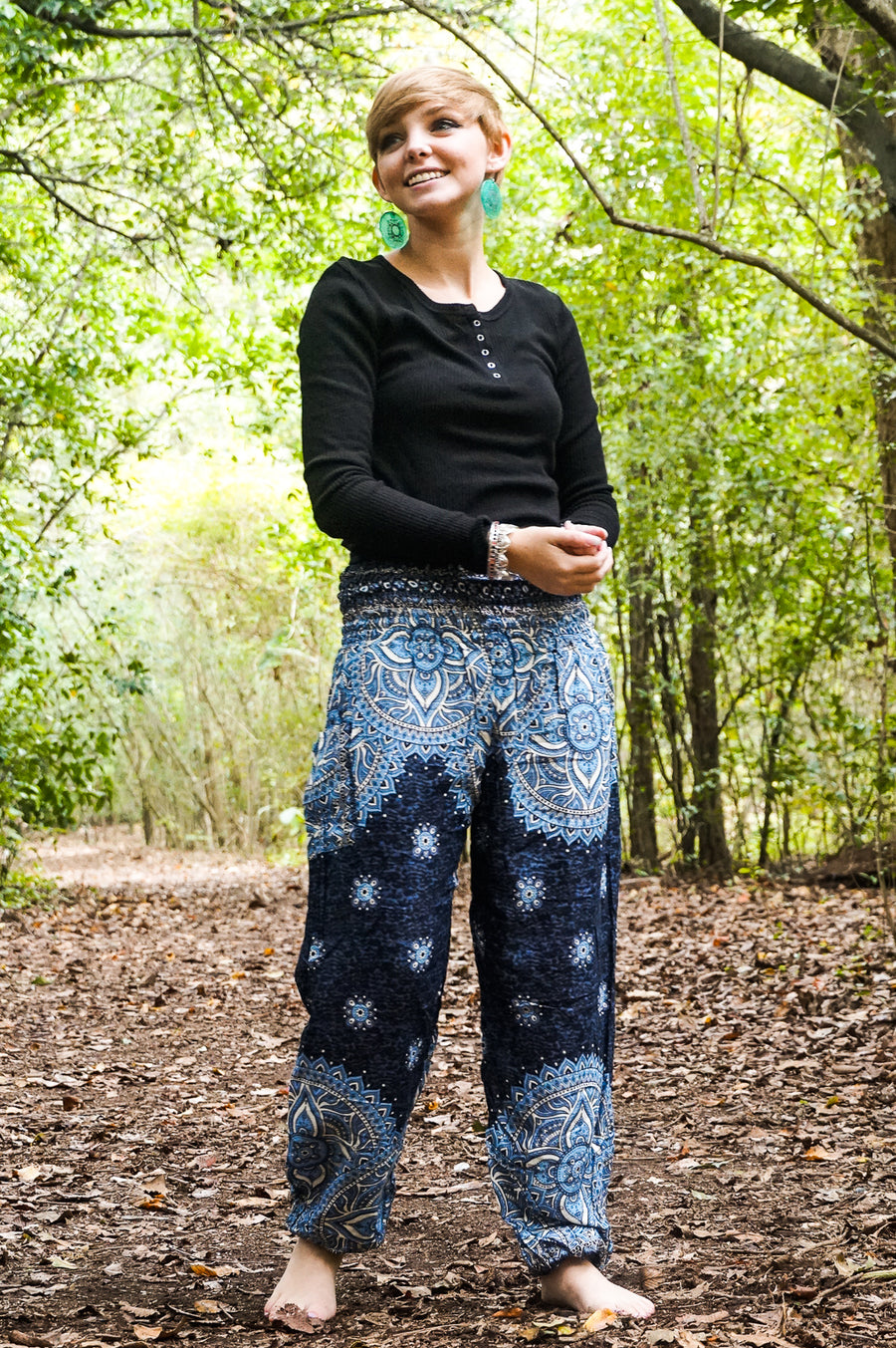 Starlight Goddess Mandala Harem Pants