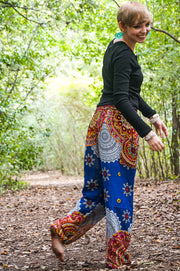 Pacific Blue Star Mandala Harem Pants