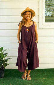 Mangosteen Organic Cotton Jumpsuits with Pockets