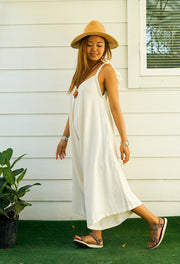 Organic Natural Cotton Jumpsuits with Pockets