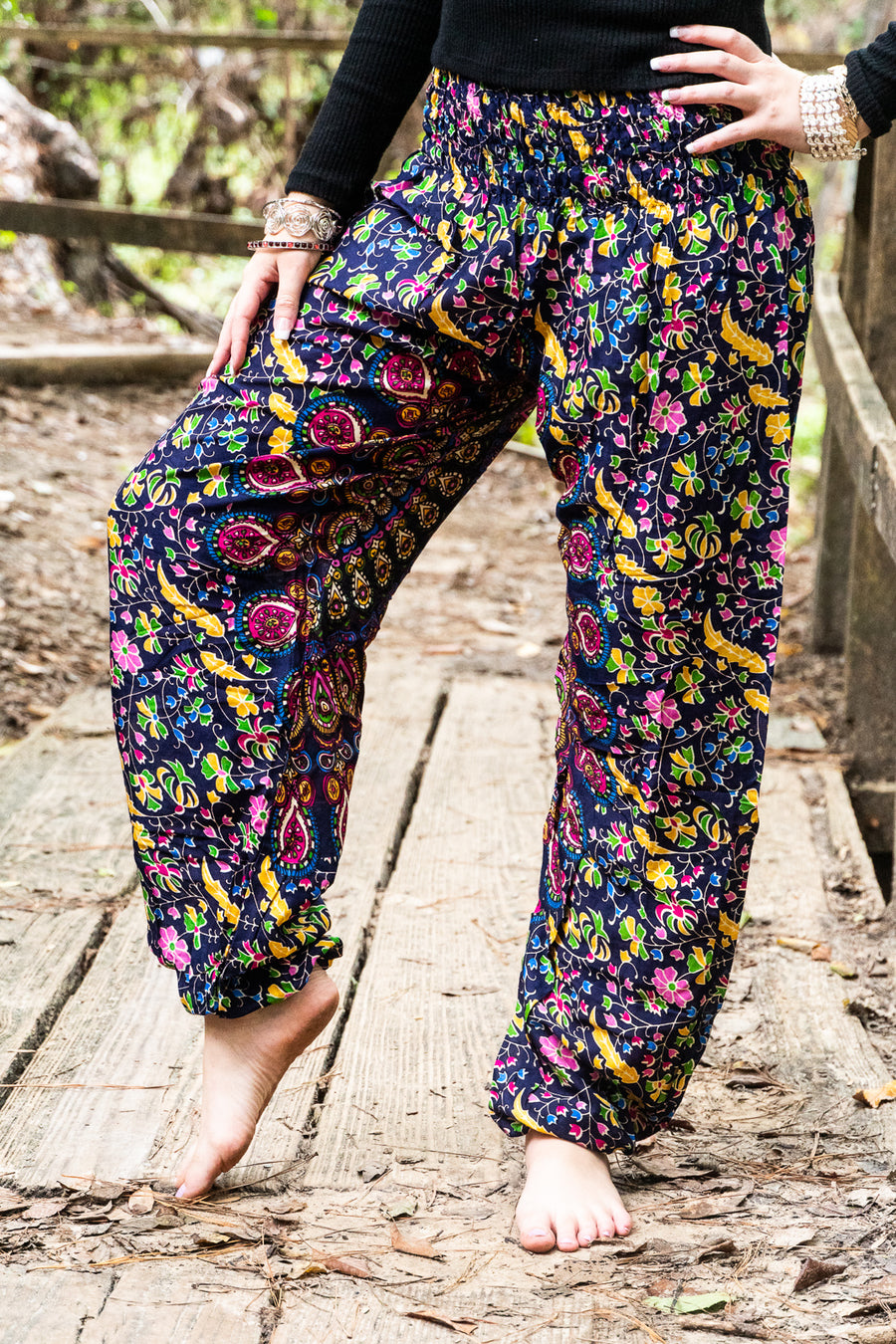 Heart Chakra Mandala Harem Pants