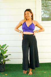 Purple Wrap Top