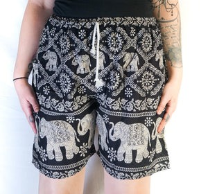 Black Royal Elephant Shorts