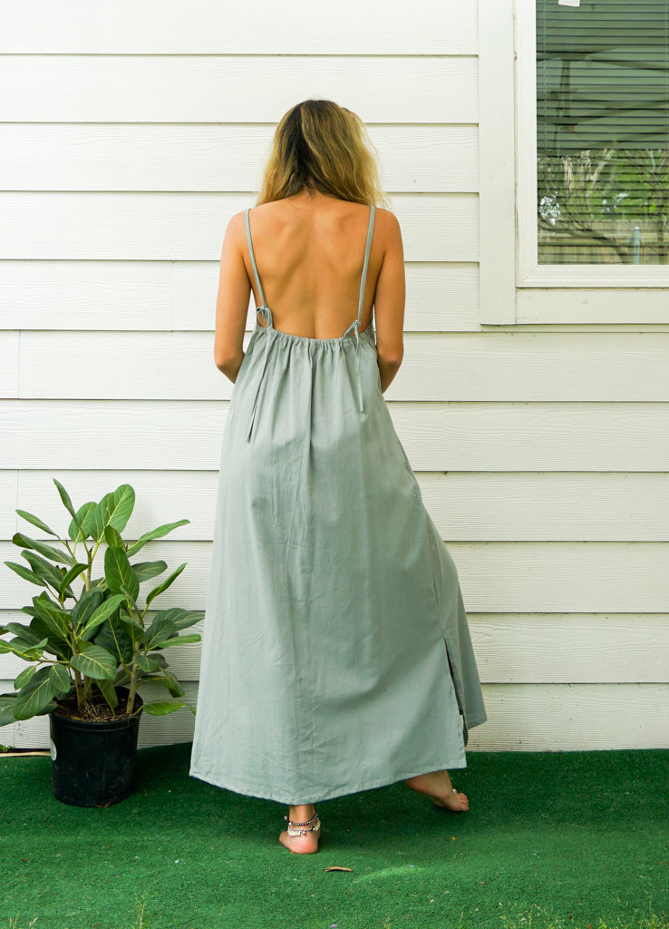 Blue Cotton Boho SunDress