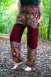 Brown Luna Mandala Harem Pants