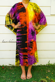 Shibori Tie Dye Kaftan