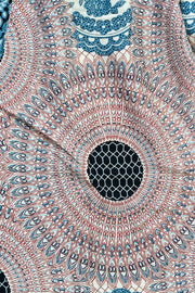 Pink Wild Rose Mandala Harem Pants