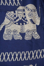 Blue Persian Elephant Harem Pants