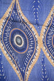 Dark Blue Diamond Peacock Harem Pants