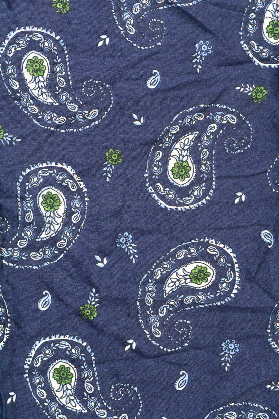 Dark Blue Paisley Buta Harem Pants